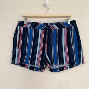 a.n.a Women's Striped Cargo Shorts - Multicolor